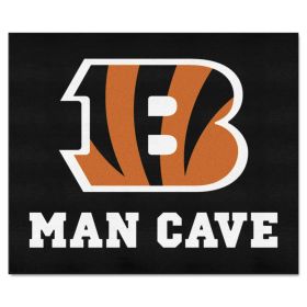 NFL - Cincinnati Bengals Man Cave Tailgater Rug 5'x6'