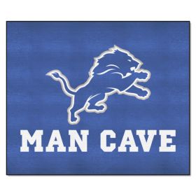 NFL - Detroit Lions Man Cave Tailgater Rug 5'x6'