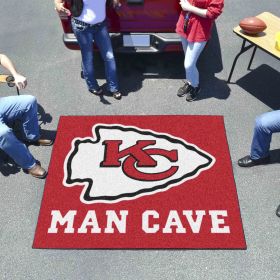 NFL - Kansas City Chiefs Man Cave Tailgater Rug 5'x6'