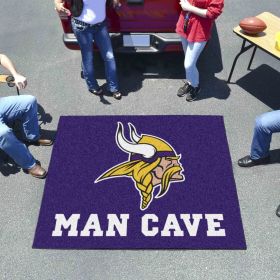 NFL - Minnesota Vikings Man Cave Tailgater Rug 5'x6'