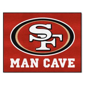 NFL - San Francisco 49ers Man Cave All-Star Mat 33.75"x42.5"