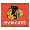 NHL - Chicago Blackhawks Man Cave Tailgater Rug 5'x6'