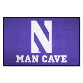 Northwestern Man Cave Starter Rug 19"x30"