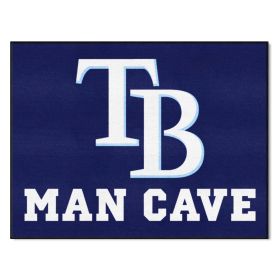 MLB - Tampa Bay Rays Man Cave All-Star Mat 33.75"x42.5"