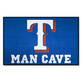 MLB - Texas Rangers Man Cave Starter Rug 19"x30"