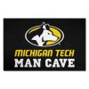 Michigan Tech University Man Cave Starter Rug 19"x30"