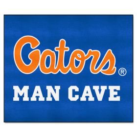 Florida "Gators" Script Man Cave Tailgater Rug 5'x6'