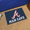 MLB - Atlanta Braves Man Cave Starter Rug 19"x30"