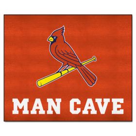 MLB - St. louis Cardinals Man Cave Tailgater Rug 5'x6'