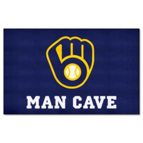 MLB - Milwaukee Brewers Man Cave UltiMat 5'x8' Rug