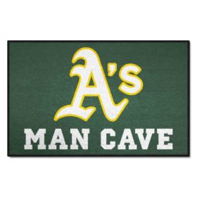 MLB - Oakland Athletics Man Cave Starter Rug 19"x30"