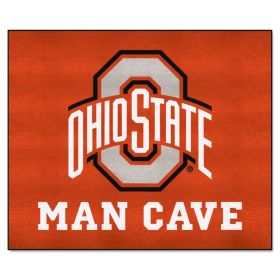 Ohio State Man Cave Tailgater Rug 5'x6'