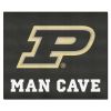 Purdue 'P' Man Cave Tailgater Rug 5'x6'