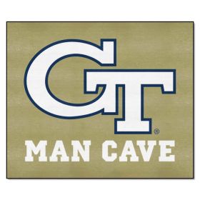 Georgia Tech Man Cave Tailgater Rug 5'x6'