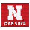 Nebraska Man Cave Tailgater Rug 5'x6'