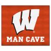 Wisconsin Man Cave Tailgater Rug 5'x6'