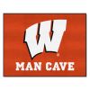 Wisconsin Man Cave All-Star Mat 33.75"x42.5"