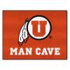 Utah Man Cave All-Star Mat 33.75"x42.5"