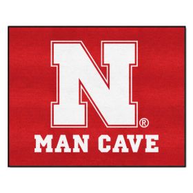 Nebraska Man Cave All-Star Mat 33.75"x42.5"