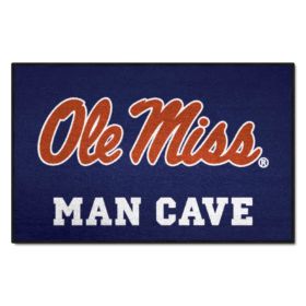 Ole Miss Man Cave Starter Rug 19"x30"