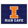 Illinois Man Cave All-Star Mat 33.75"x42.5"