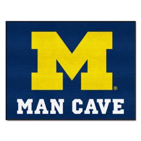 Michigan Man Cave All-Star Mat 33.75"x42.5"