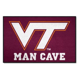 Virginia Tech Man Cave Starter Rug 19"x30"