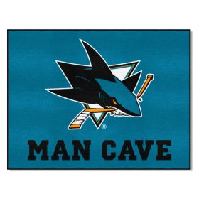 NHL - San Jose Sharks Man Cave All-Star Mat 33.75"x42.5"