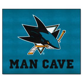 NHL - San Jose Sharks Man Cave Tailgater Rug 5'x6'