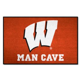 Wisconsin Man Cave Starter Rug 19"x30"