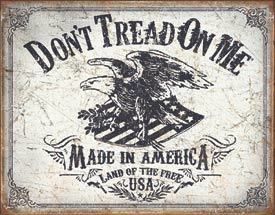 Tin Sign - DTOM - Land Of The Free