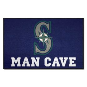 MLB - Seattle Mariners Man Cave Starter Rug 19"x30"