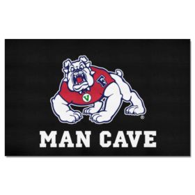 Fresno State Man Cave Tailgater Rug 5'x6' - black