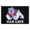 Fresno State Man Cave Starter Rug 19"x30" - black