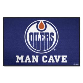 NHL - Edmonton Oilers Man Cave Starter Rug 19"x30"