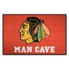 NHL - Chicago Blackhawks Man Cave Starter Rug 19"x30"