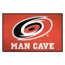 NHL - Carolina Hurricanes Man Cave Starter Rug 19"x30"