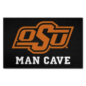 Oklahoma State Man Cave Starter Rug 19"x30"