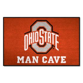 Ohio State Man Cave Starter Rug 19"x30"