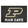 Purdue 'P' Man Cave Starter Rug 19"x30"