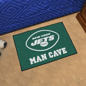 NFL - New York Jets Man Cave Starter Rug 19"x30"