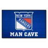 NHL - New York Rangers Man Cave Starter Rug 19"x30"