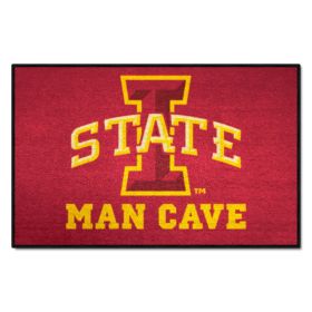 Iowa State Man Cave Starter Rug 19"x30"