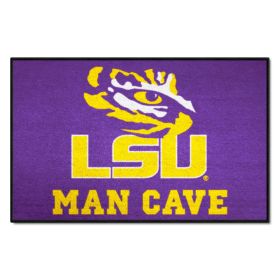 LSU Man Cave Starter Rug 19"x30"