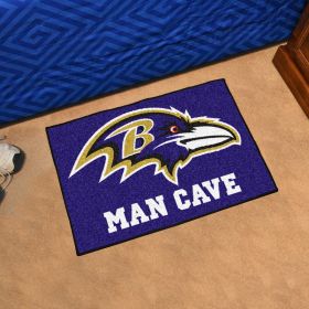 NFL - Baltimore Ravens Man Cave Starter Rug 19"x30"