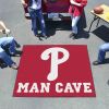 MLB - Philadelphia Phillies Man Cave Tailgater Rug 5'x6'