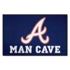 MLB - Atlanta Braves Man Cave Starter Rug 19"x30"