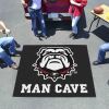 Georgia Black New Bulldog Man Cave Tailgater Rug 5'x6'