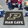 Purdue 'P' Man Cave Tailgater Rug 5'x6'