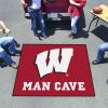 Wisconsin Man Cave Tailgater Rug 5'x6'